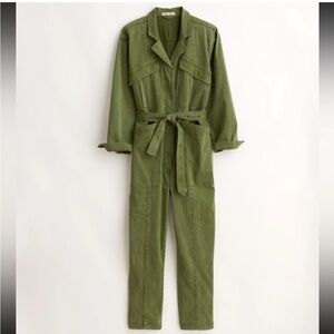 Alex Mill Expedition Jumpsuit in Olive Green